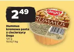 Netto Hummus kremowa pasta z ciecierzycy Dega 125 g oferta
