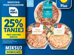Lidl WSZYSTKIE PIZZE CHŁODZONE Chef select oferta