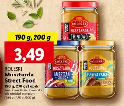 Lidl ROLESKI Musztarda Street Food 190-200 g oferta