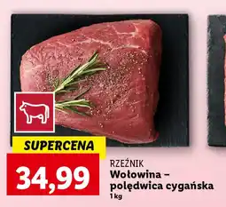 Lidl RZEŹNIK Wołowina - polędwica cygańska 1 kg oferta