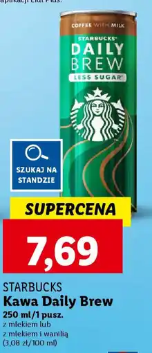 Lidl STARBUCKS Kawa Daily Brew 250 ml oferta