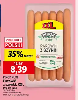 Lidl PIKOK PURE Parówki z szynki 500 g oferta