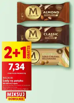 Lidl MAGNUM Lody na patyku 80-120 ml oferta