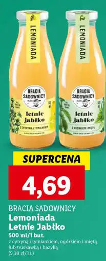Lidl BRACIA SADOWNICY Lemoniada letnie jabłko oferta
