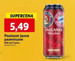 Lidl Paulaner jasne pszeniczne 500 ml oferta