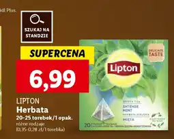 Lidl LIPTON Herbata 20-25 t. oferta