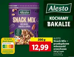 Lidl ALESTO Snack Mix - przekąskowe mieszanki orzechowe 200 g oferta