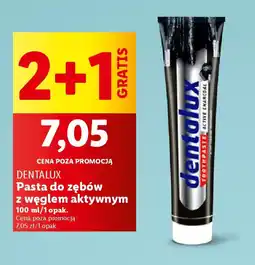 Lidl DENTALUX Pasta do zębów z węglem aktywnym 100 ml oferta