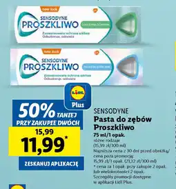 Lidl SENSODYNE Pasta do zębów Proszkliwo 75 ml oferta