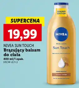 Lidl NIVEA SUN TOUCH Brązujący balsam do ciała 400 ml oferta
