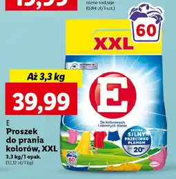 Lidl E Proszek do prania kolorów, XXL 3,3 kg oferta