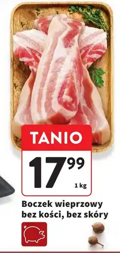 Intermarche Boczek wieprzowy bez kości, bez skóry 1 kg oferta