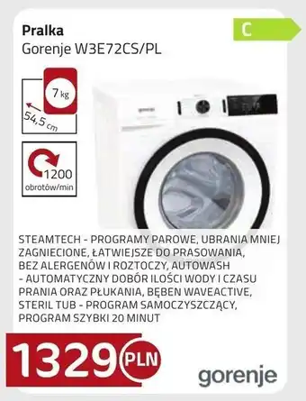 Kakto Pralka Gorenje W3E72CS/PL oferta