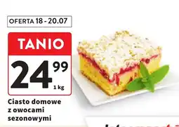 Intermarche Ciasto domowe z owocami sezonowymi 1 kg oferta
