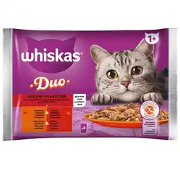 Stokrotka Whiskas Duo Mokra karma dla kotów zestawy klasyczne galaretka 340 g (4 x 85 g) oferta