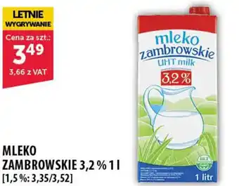 Eurocash Cash & Carry Mleko Zambrowskie 3,2% 1l oferta