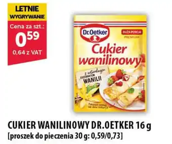 Eurocash Cash & Carry Dr. Oetker Cukier waniliowy 16g oferta