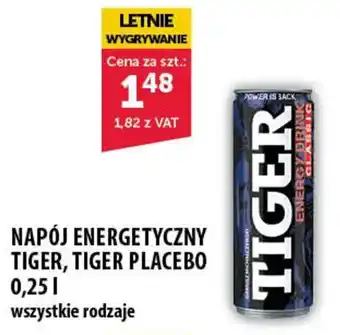 Eurocash Cash & Carry Napój energetyczny Tiger, Tiger Placebo 0,25 l oferta