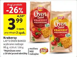 Intermarche Krakersy LAY'S OVEN BAKED 80 g oferta
