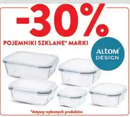 Intermarche POJEMNIKI SZKLANE MARKI ALTOM DESIGN oferta