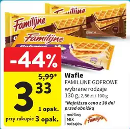 Intermarche Wafle FAMILIJNE GOFROWE 130 g oferta