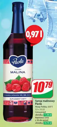 Dino Syrop malinowy Paola 0,97 l oferta