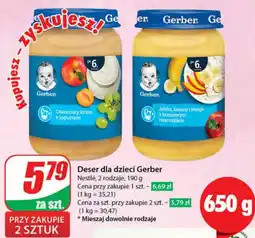 Dino Deser dla dzieci Gerber 190 g oferta