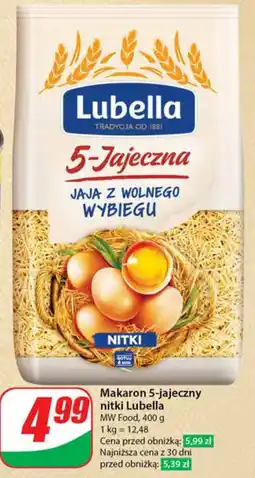 Dino Makaron 5-jajeczny nitki Lubella 400 g oferta