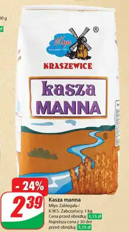Dino Kasza manna Młyn Zabiegała 1 kg oferta
