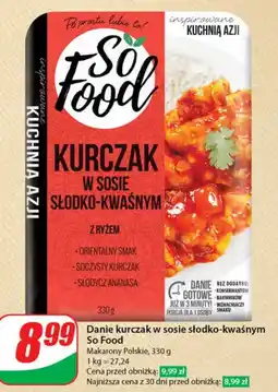 Dino Danie kurczak w sosie słodko-kwaśnym So Food 330 g oferta