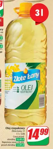 Dino Olej rzepakowy Złote Łany, 3 l oferta
