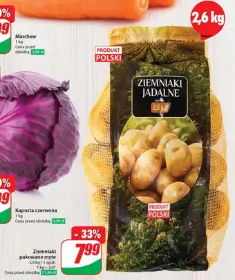 Dino Ziemniaki pakowane myte 2,6 kg oferta