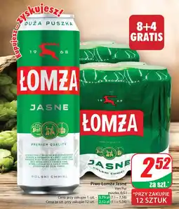 Dino Piwo Łomża Jasne 0,5 l oferta