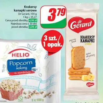 Dino Krakersy kanapki serowe Dr Gerard, 150 g oferta