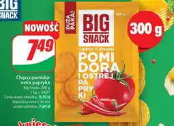 Dino Chipsy pomidor ostra papryka Big Snack, 300 g oferta
