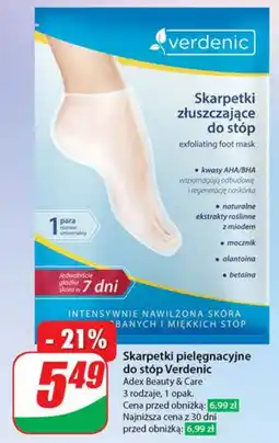 Skarpetki pielęgnacyjne do stóp Verdenic