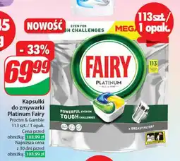 Dino Kapsułki do zmywarki Platinum Fairy 113 szt. oferta