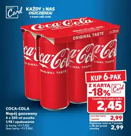 Kaufland COCA-COLA Napój gazowany 6 x 330 ml oferta