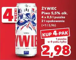 Kaufland ŻYWIEC Piwo 5,5% alk. 4 x 0,5 l oferta