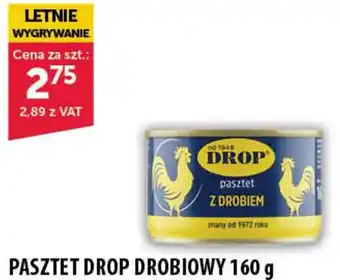 Eurocash Cash & Carry PASZTET DROP DROBIOWY 160 g oferta