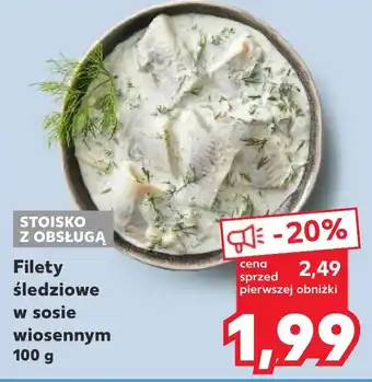 Kaufland Filety śledziowe w sosie wiosennym 100 g oferta