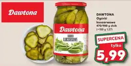 Kaufland DAWTONA Ogórki konserwowe 470 / 900 g oferta