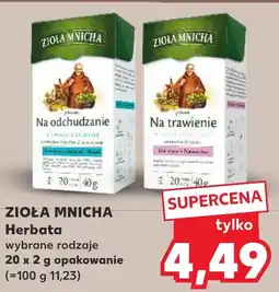 Kaufland ZIOŁA MNICHA Herbata 20 t. oferta