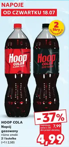 Kaufland HOOP COLA Napój gazowany 2 l oferta
