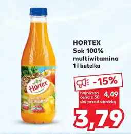 Kaufland HORTEX Sok 100% multiwitamina 1 l oferta