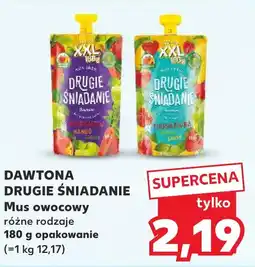 Kaufland DAWTONA DRUGIE ŚNIADANIE Mus owocowy 180 g oferta