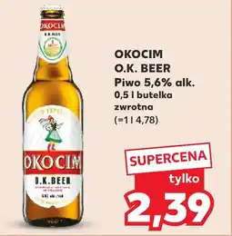 Kaufland OKOCIM O.K. BEER Piwo 0,5 l oferta