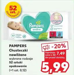 Kaufland PAMPERS Chusteczki nawilżane 52 szt. oferta