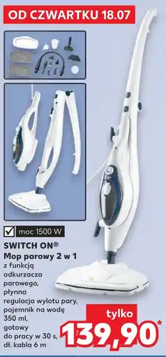 Kaufland SWITCH ON Mop parowy 2 w 1 oferta