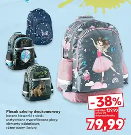 Kaufland Plecak szkolny dwukomorowy oferta